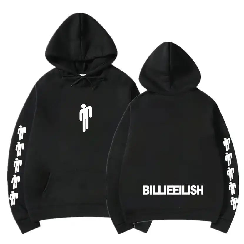 FADUN TOMMY Billie Eilish con capucha con estampado de las