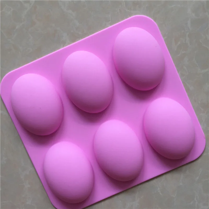 Buy Goose egg shaped silicone soap mold silicone cake