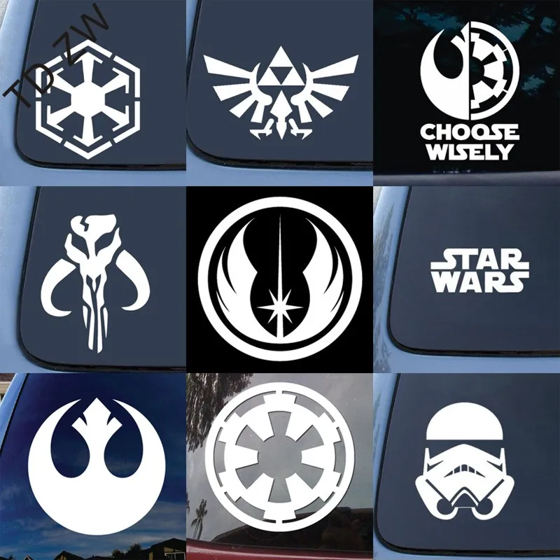 

9pcs Star Wars stickers stormtrooper Cool car laptop Suitcase Skateboard Laptop truck decal sticker waterproof