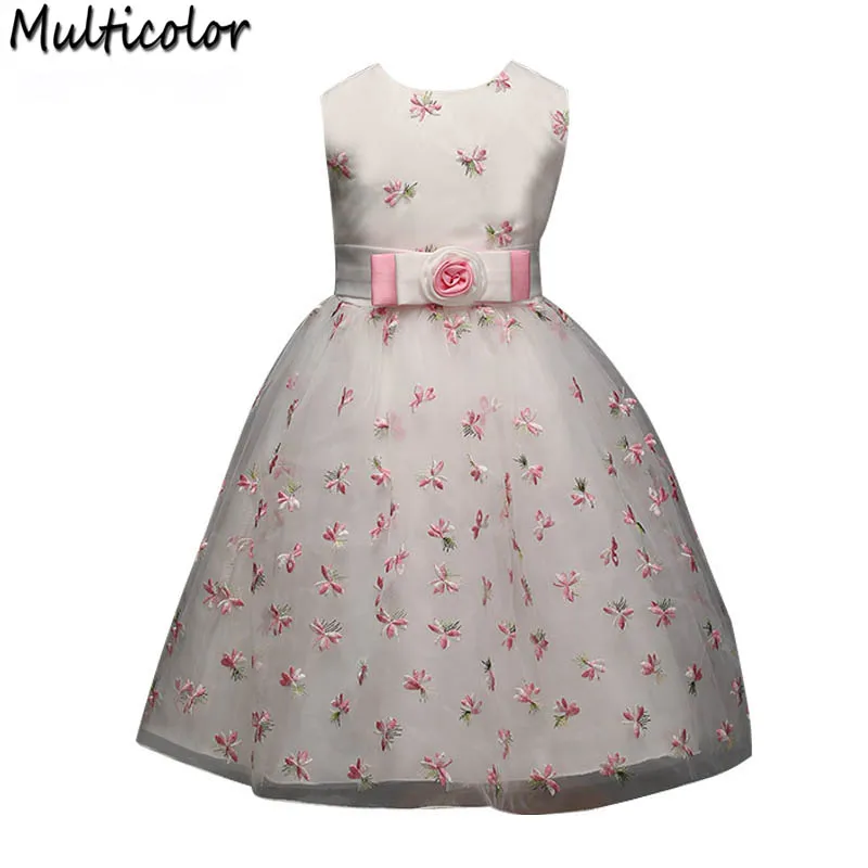 

Cool Design Flower Children Girls Princess Children Dress Princess Brand Spring For Girl"s kids Children Party Wedding Dresses