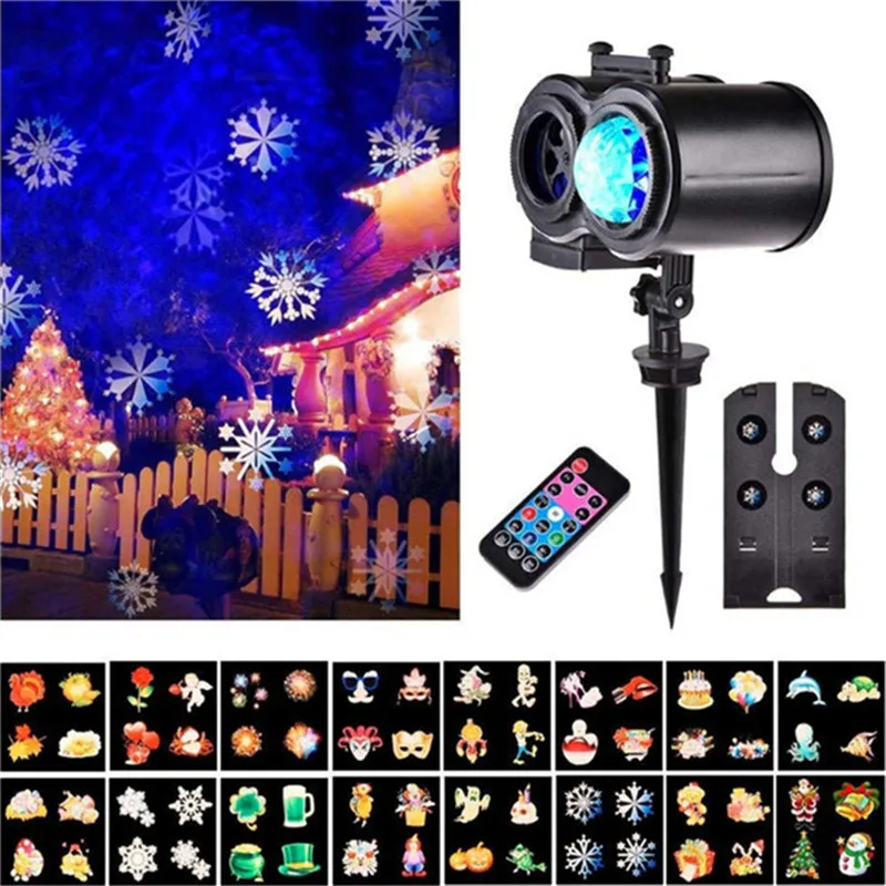 

2 in 1 LED Water Wave Ripples led Projector Light Outdoor LED Stage Disco Lights with Remote Control Christmas,Halloween,Wedding