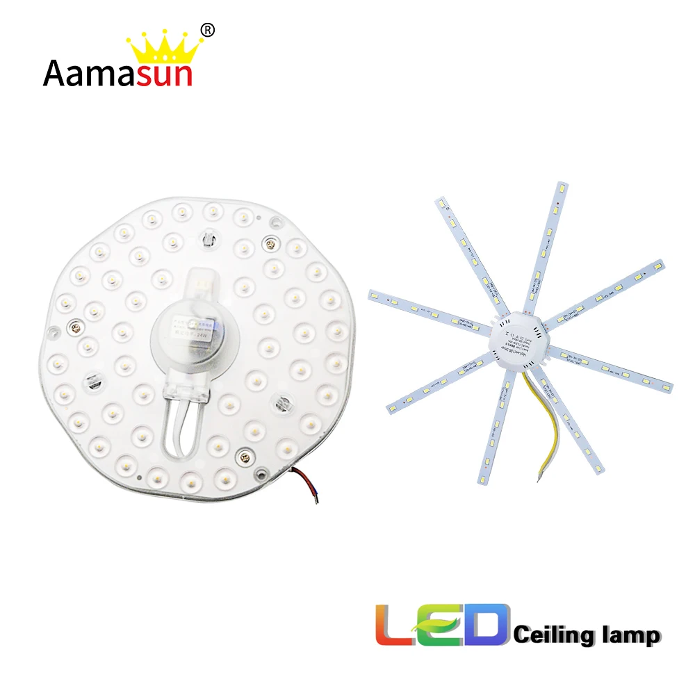 

24W 12W Celling Lights 220V SMD5730 SMD2835 LED board Octopus Lights Module Panel Light Source Replacement for Indoor White