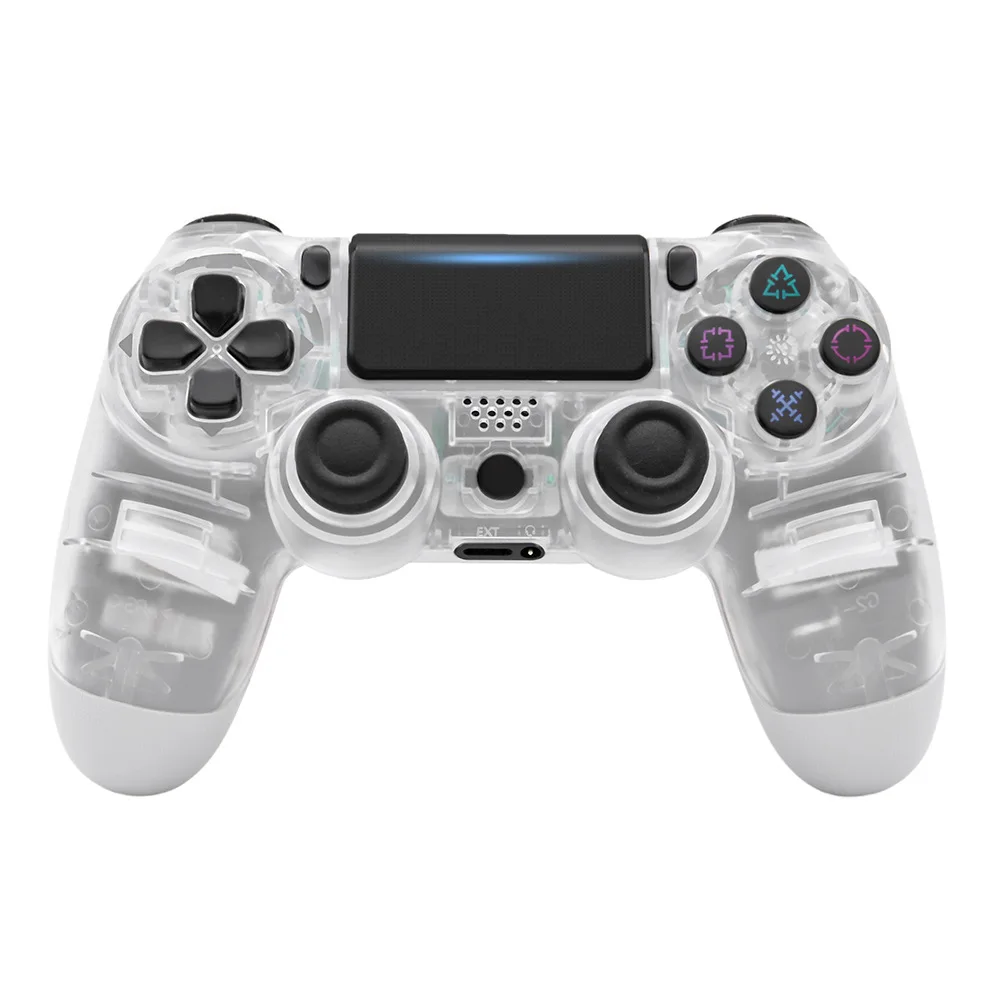 Bluetooth 4,0 версия 2 беспроводной геймпад контроллер для playstation 4 игровой джойстик для sony Double shock PS4 Pro - Цвет: Темно-серый