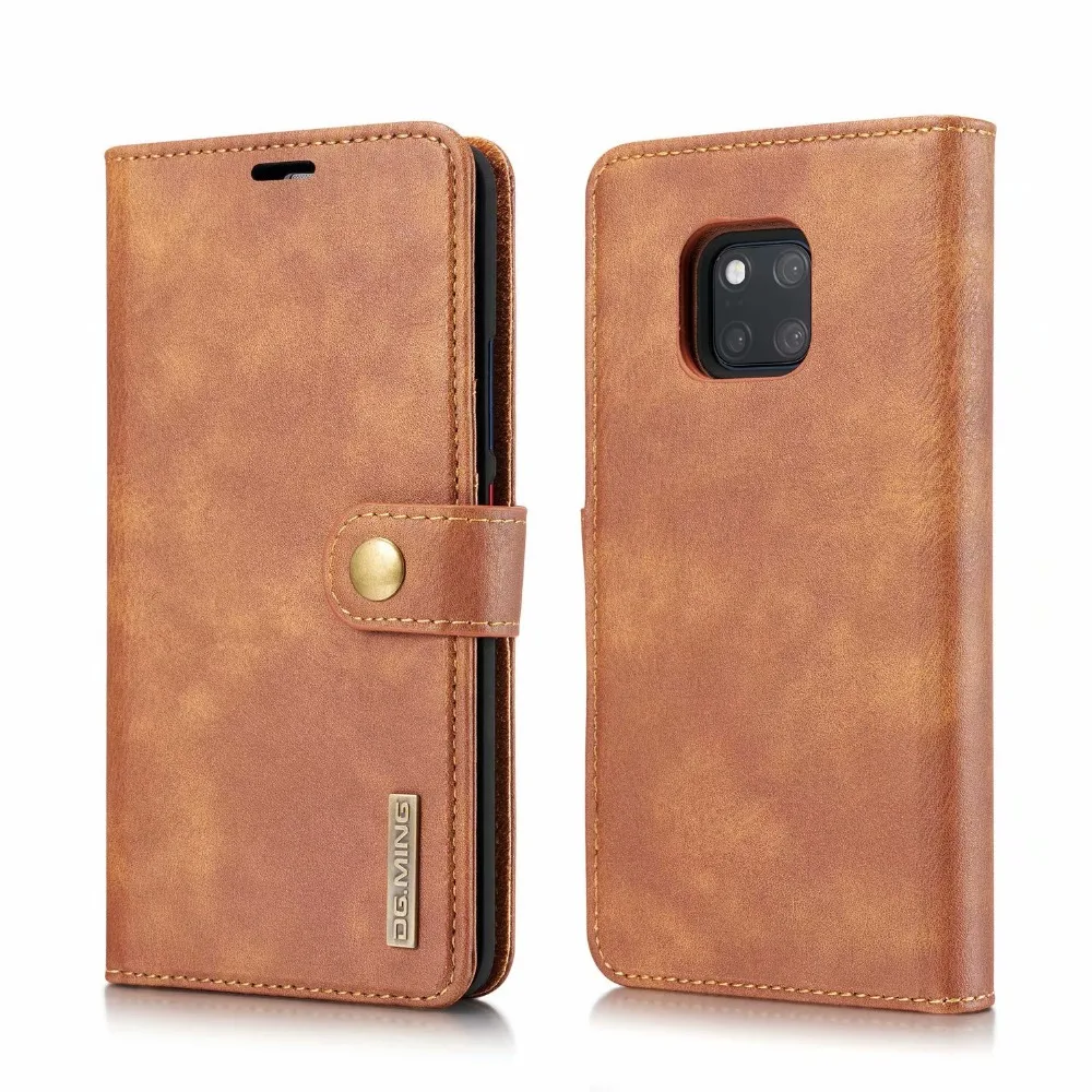 

Split 2 in 1 Leather Wallet Flip Case for Huawei Mate 20 Pro Lite P20 Case Card Slot Magnet Retro Cover for Huawei Mate20 20Pro