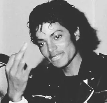

Michael Jackson Middle Finger T-Shirt 2020 Summer New Men Funny Casual Brand Shirts Top Homme Suit