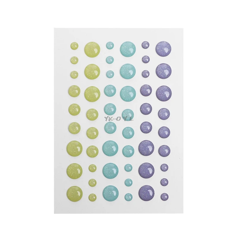 

Enamel Dot Self Adhesive Embellishment for Cardmaking and Craft Scrapbook DIY