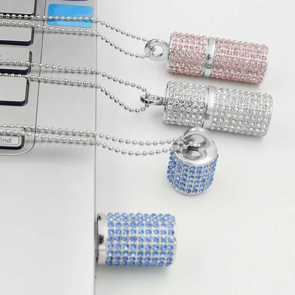 

Jewelry Presentes Mini USB 3.0 Pen Drive 64GB Usb Flash Drive 512GB Pendrive 32GB 16GB 128GB Memory Stick Necklace Chain Gift