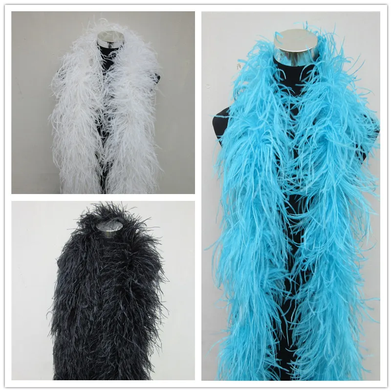 Ostrich Feather Costumes Trim Ostrich Feather Boa Skirt 20 Meters