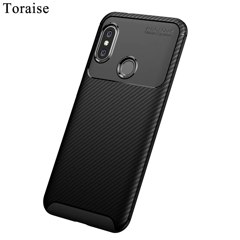 cheap Toraise Thin Case For Xiaomi Redmi 6 pro Case Luxury Slim Carbon Fiber Silicone Tpu Case for Xiaomi Redmi 6 pro Cover capa