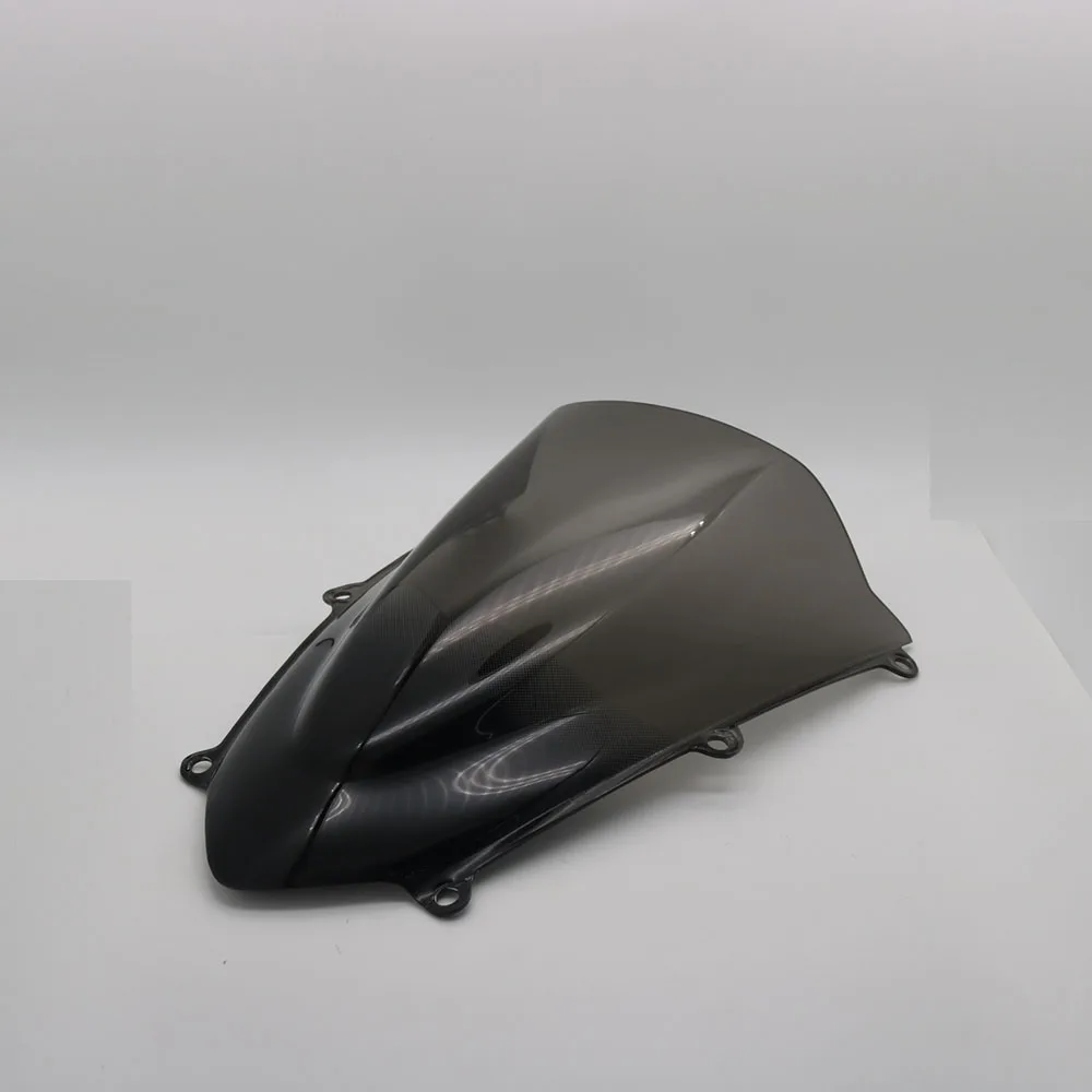 Для Honda CBR600RR F5 2007 2008 2009 2010 07 08 09 10 дымчатое лобовое стекло для мотоцикла, крепежные элементы ветровое стекло черного цвета, Новинка - Цвет: Black wave point