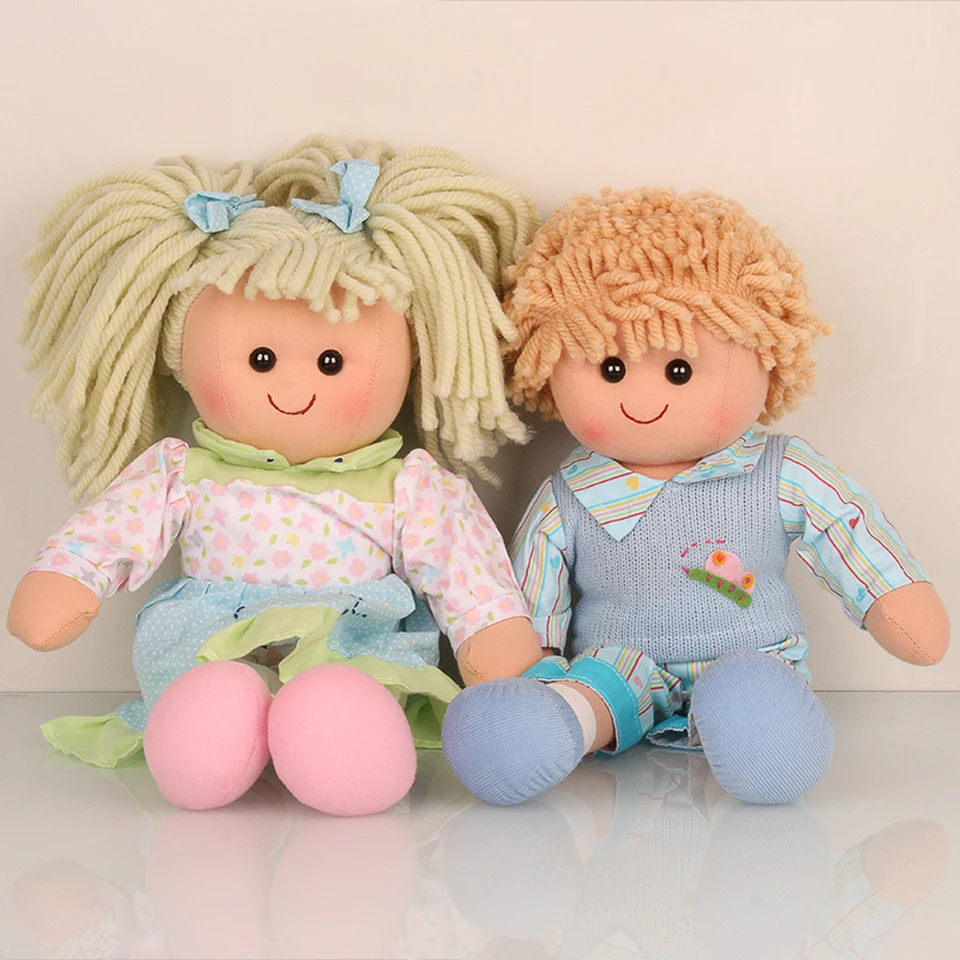

Lumaki 38cm/14.9inch Rag Doll Can Change Clothes DIY Boy Girl