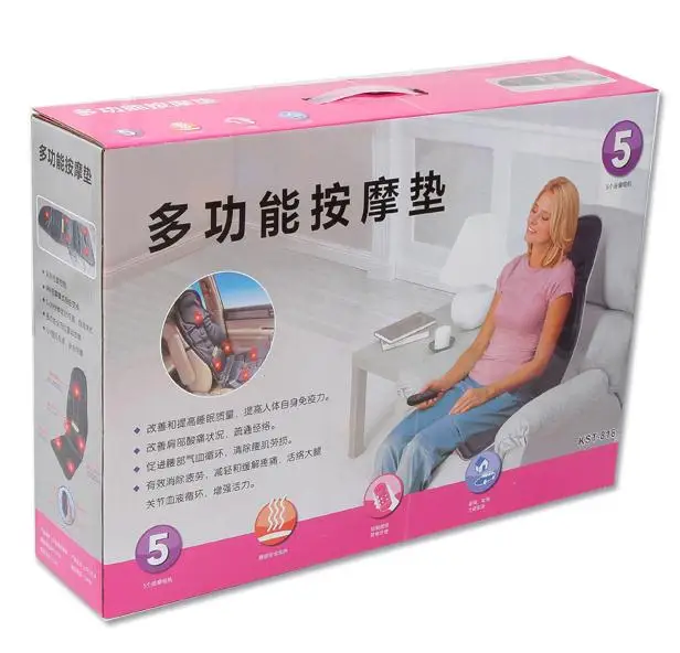 ФОТО Multi-function general household car massager chair cushion the back of the neck massage waist heating car cushion