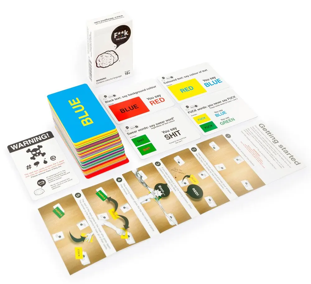 Interesting Fk. The Game Family Interactive Board Game Card Lively Social Adult Party Game Children