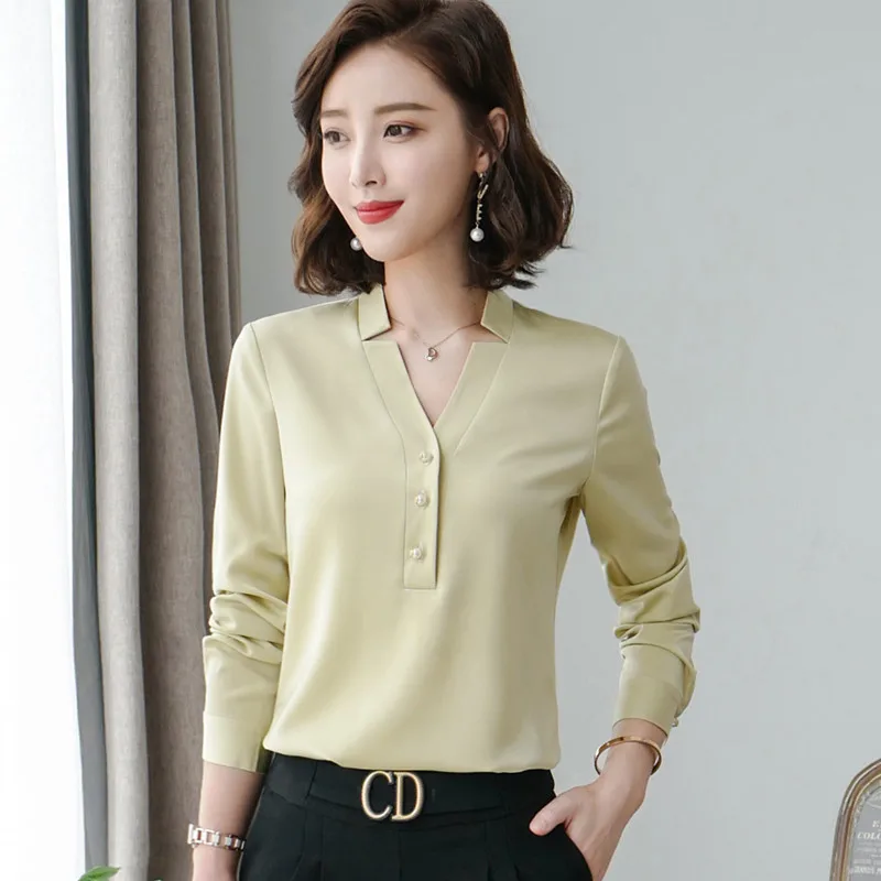 2019 Autumn New Design Fast Fashion Ladies Tops Long Sleeve Loose Women  Shirt Blouse - China Blouse and Clothes price