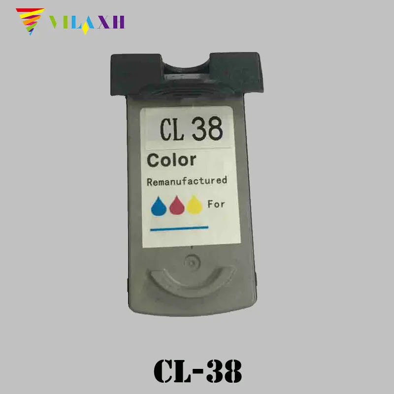 Vilaxh CL-38 CL38 чернильный картридж для Canon CL 38 Pixma MP140 MP190 MP210 MP220 MP470 MX300 MX310 iP1800 iP1900 iP2500