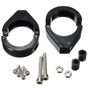 

1 Pair 41mm Motorcycle Turn Signal Relocation Fork Clamps Clips For Harley