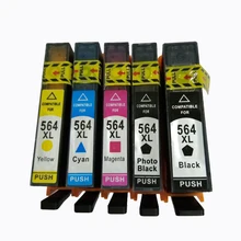 Vilaxh 5pcs For Hp 564 564xl compatible ink cartridge for HP C5383 D5400 B209a 5515 7515 5510 5511 5512 5514 Vilaxh 5pcs For Hp 564 564xl compatible ink cartridge for HP C5383 D5400 B209a 5515 7515 5510 5511 5512 5514