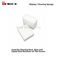 10 шт. губка для очистки/удаления пыли, клея и жидкого клея во время OCA удаление клея