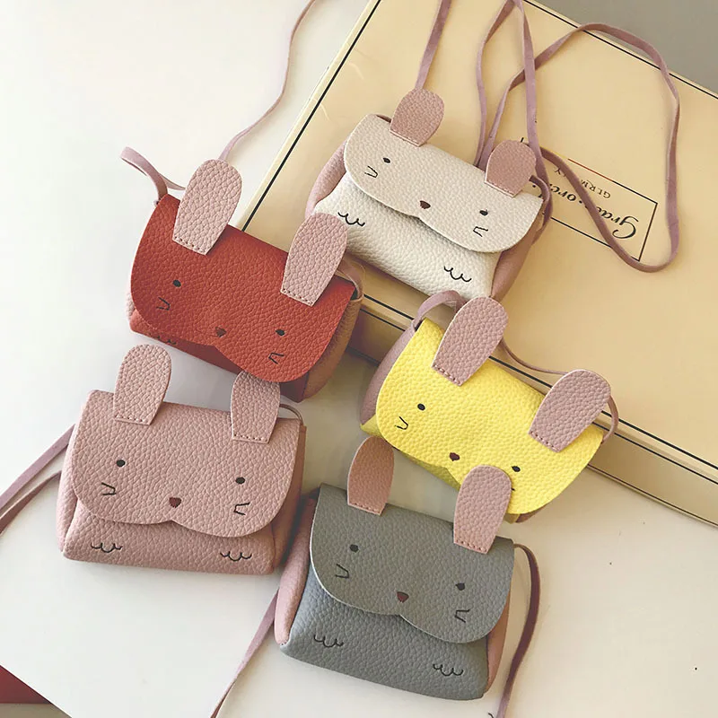 Mini Fashion Shoulder Bag girl bag Plush Backpacks Animals Rabbit Cute Wallets Bags