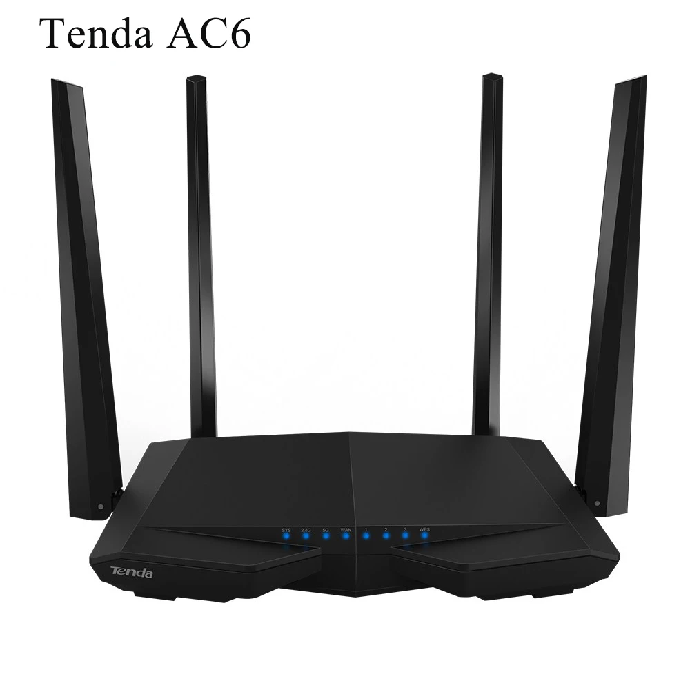 Prix pour Tenda ac6 sans fil wifi routeur 1200 mbps wi-fi 802.11ac dual band wi fi répéteur wps wds anglais firmware Prix pour Tenda ac6 sans fil wifi routeur 1200 mbps wi-fi 802.11ac dual band wi fi répéteur wps wds anglais firmware