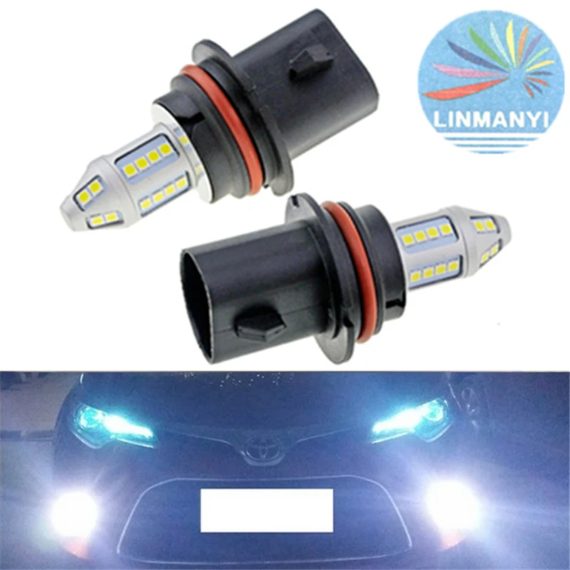 

2017 NEW 2pcs 9007 150W LED Fog Lamp 30SMD 3030 Chip 12V DC High Power Car Styling Headlight 6000K DRL Bulb Lampochka Bombillas