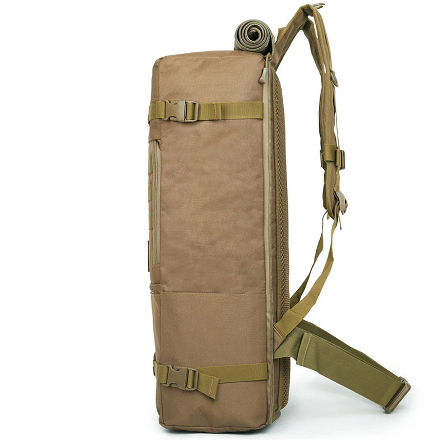 Тактический военный рюкзак мужской 60 л водонепроницаемый Оксфорд 600D