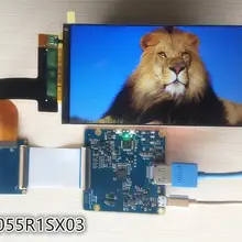 5.5 inch 1440x2560 2K IPS LCD screen display with HDMI to MIPI controller board for Raspberry Pi 3(LCD with board Without line