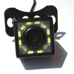 Новый 12LED CCD датчик изображения Ночное видение Автомобильная камера заднего вида Водонепроницаемый 170 Широкий формат автомобиля