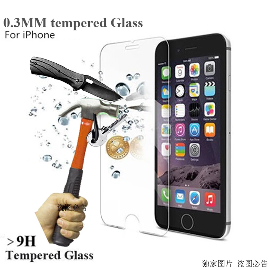 0 30 мм 2.5D Ультра HD закаленное стекло для iPhone 6 plus Закаленное Защитная пленка экрана