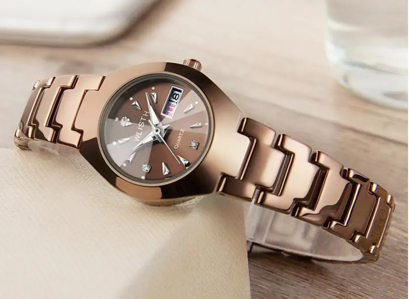 Часы для влюбленных модные водонепроницаемые Двойные Кварцевые часы с календарем бизнес Топ бренд мужские и женские часы