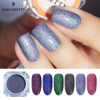 

BORN PRETTY sparkly Nail Glitter Powder Laser Glitters Dust Nail Art Decorations