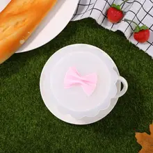 Силиконовые чашки крышки чашка с крышечкой-бантиком крышка Термостойкие чашки крышки пыленепроницаемые обертывание чаша сковорода горшок крышка Кухня Посуда Аксессуары