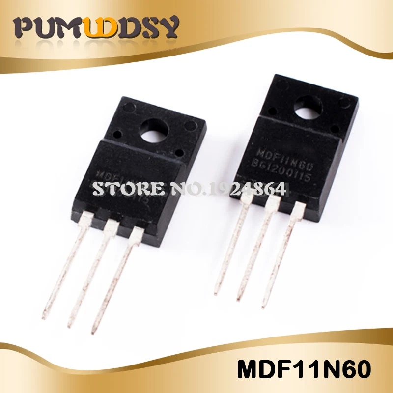 

10PCS/LOT MDF11N60 11N60 TO-220F 600V 11A new original IC