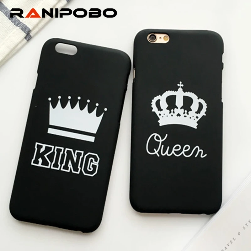 Aliexpress.com : Buy Fashion KING Queen Crown Letter Phone Case For ...