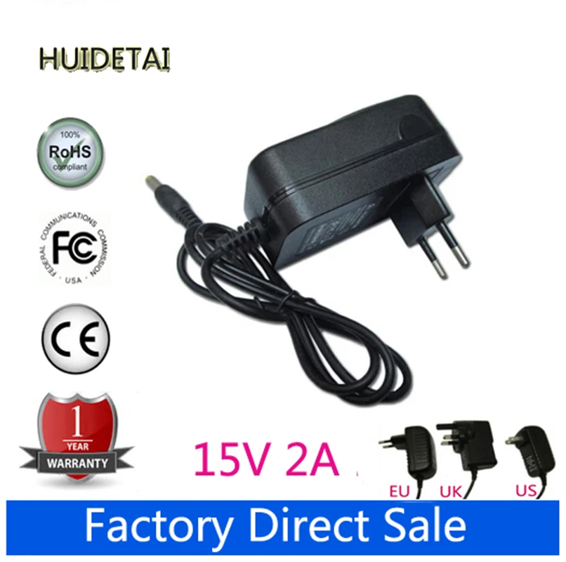 15v 2a Ac Dc Adapter Charger For Marshall Stockwell Portable Bluetooth