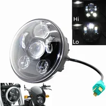 1 шт. черный новейший для фара для мотоцикла объектив подходит для 5-3/4 5,75 дюймов светодиодный фары Высокий/Низкий для мотоцикла Dyan