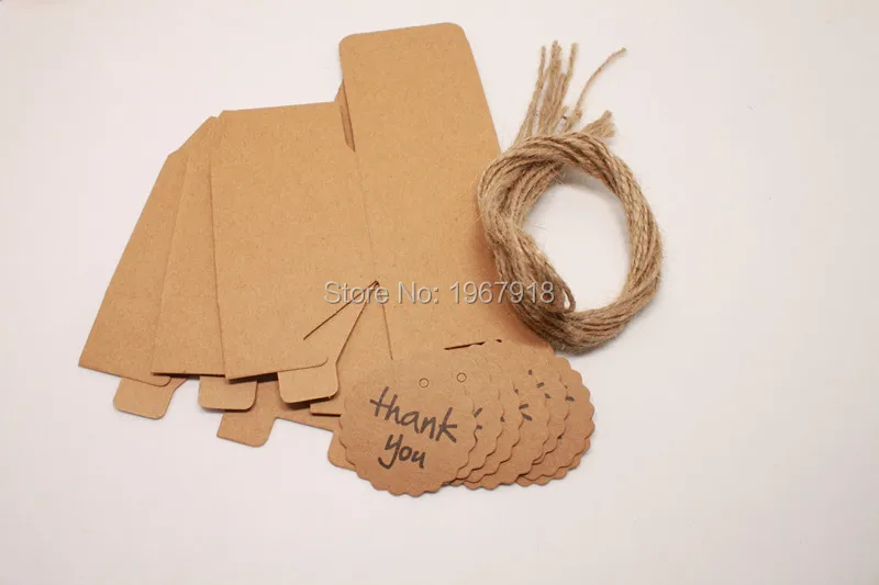 Kraft Paper Wedding Candy Box Vintage Wedding Decoration Rustic Wedding Centerpieces Event Party Supplies Baby Shower (23)