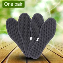 Подушка бамбуковый уголь для спортивной стопы антибактериальные унисекс дышащие колодки для обуви Ледяной шелк стельки уход на открытом воздухе сухой дезодорант для пеших прогулок