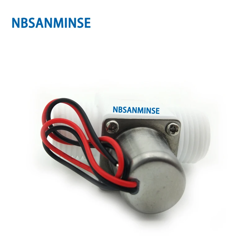 NBSANMINSE SM211B пластиковый импульсный электромагнитный клапан DC4.5V 6V положительный импульсный открытый используется для индукционной сантехники ванной кран