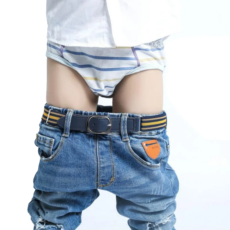 Детский ремень из искусственной кожи, модные детские легкие ремни для мальчиков, регулируемые холщовые поясные ремни для джинсов, высокое качество