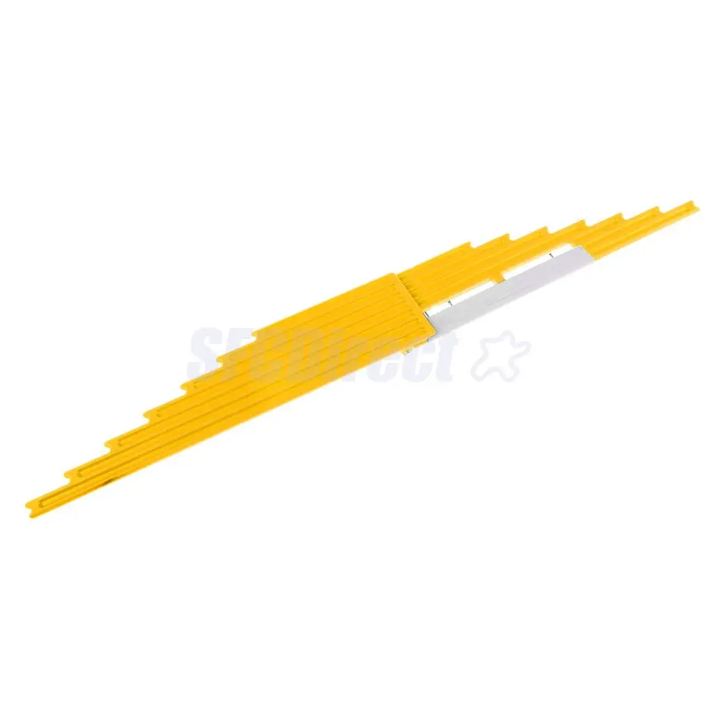 ABS Plastic Fishing Line Length Ruler Sub-line Knot-Tying Tackle Tool Cut Line Mearure Board Hook Accessories Yellow Green Blue