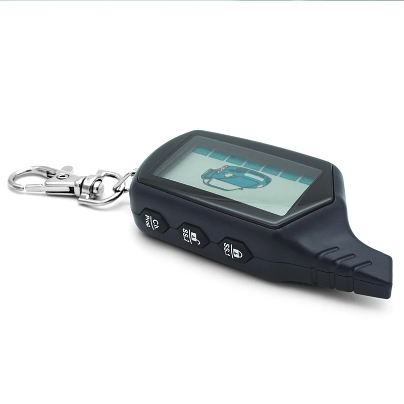 B6 ЖК-дисплей дистанционного Управление цепь для ключей брелок+ силиконовый чехол для ключей брелок twage Starline B6 2 полосная автомобильная сигнализация Системы, охранная сигнализация