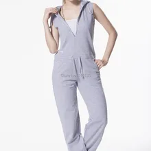 Цельный костюм без рукавов с капюшоном для взрослых, Летний комбинезон