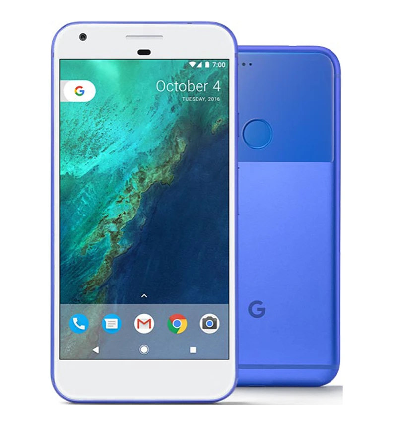 Google Pixel XL разблокированный GSM 4G Android 5,5 ''12.3MP четырехъядерный rom 32 ГБ/128 Гб ram 4 Гб мобильный телефон AMOLED отпечаток пальца