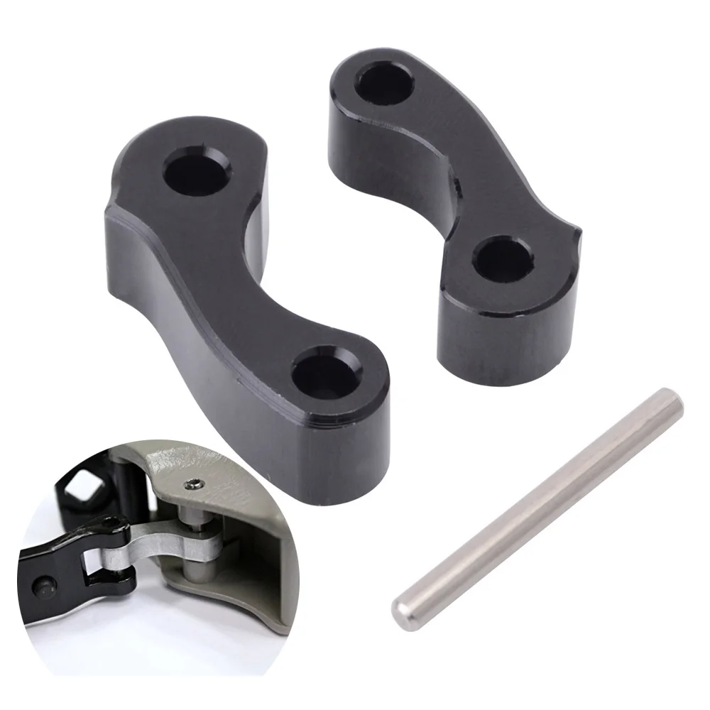

ESPEEDER 2pcs/set Aluminum Car Rear Quarter Window Latch Hinge Pivot with Dowel Pin For Toyota 95-04 Tacoma 00-06 Tundra