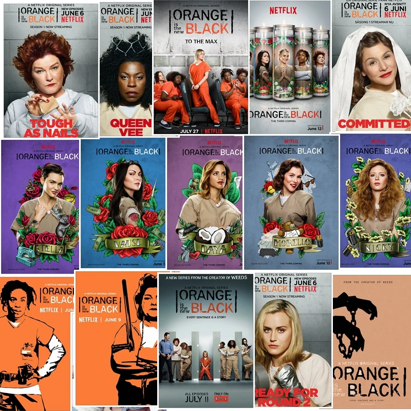 25 шт./упак. Orange is the New Black ТВ показать Стикеры для ноутбука гитары холодильник велосипедный багажник автомобиля для скейтборда Moto гитарная надпись