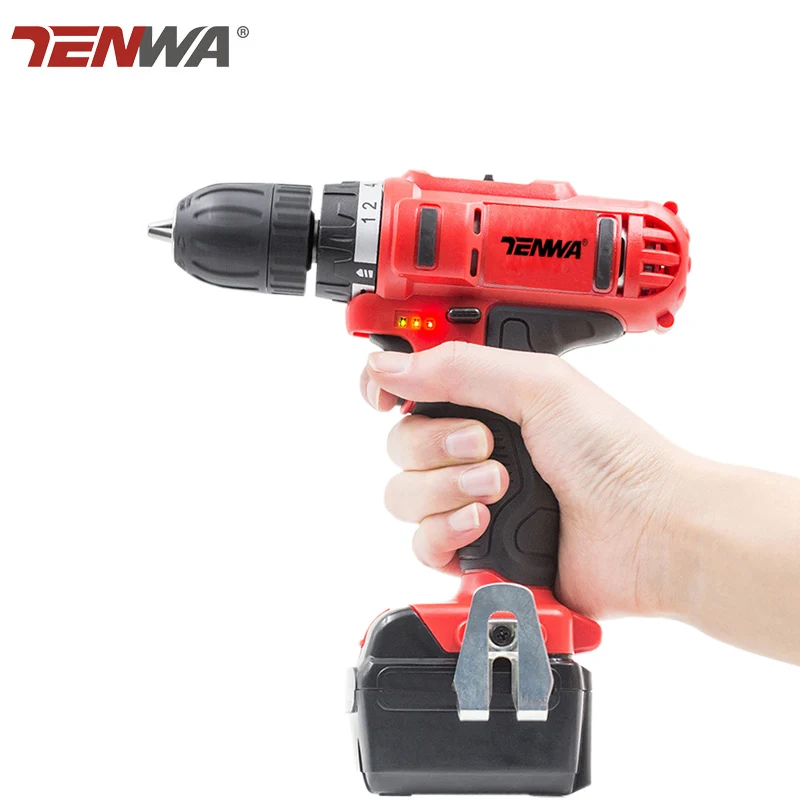 

Prostormer Electric Screwdriver Drill 21V Cordless Lithium Battery Power Tools 2 Speed Screw Driver D49