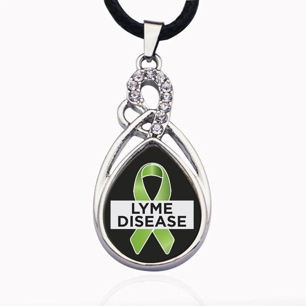 Ожерелье LYME с подвеской в виде Круга для поддержки болезни и осведомленности