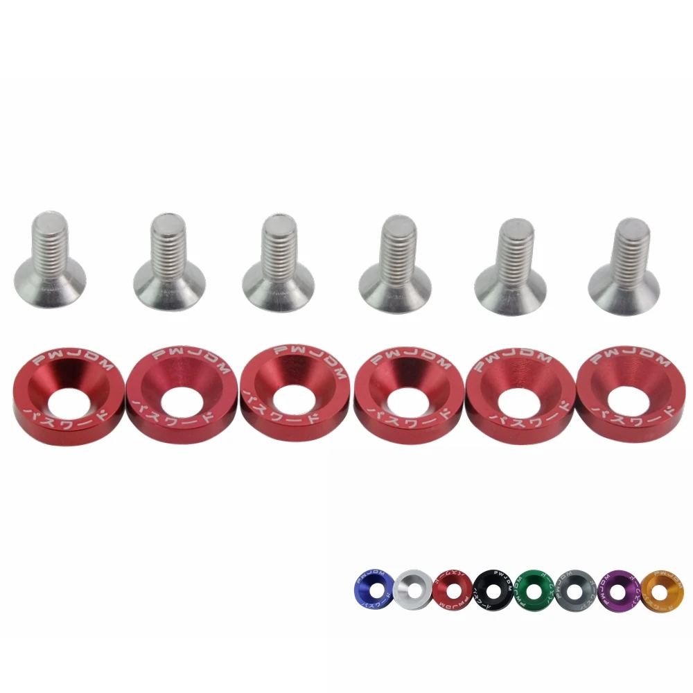 Buy Racing JDM Aluminum Dress Up Fender Washers 6