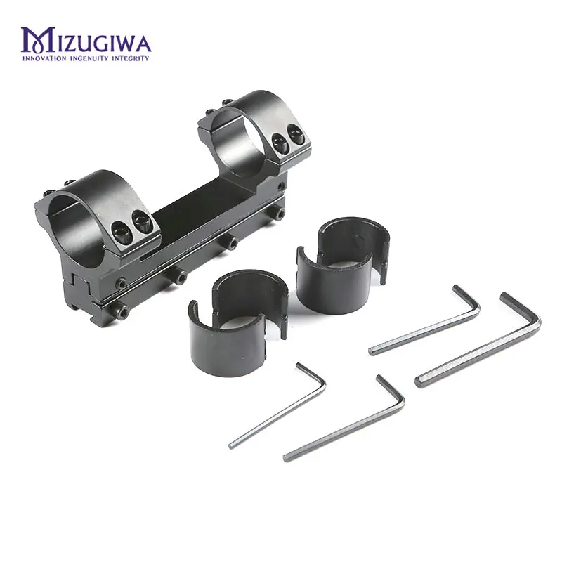 MIZUGIWA 25.4 ملليمتر/30 ملليمتر المزدوج خواتم قطعة واحدة بندقية نطاق جبل Picatiiny تتوافق محول 11 ملليمتر ويفر السكك الحديدية مسدس الادسنس